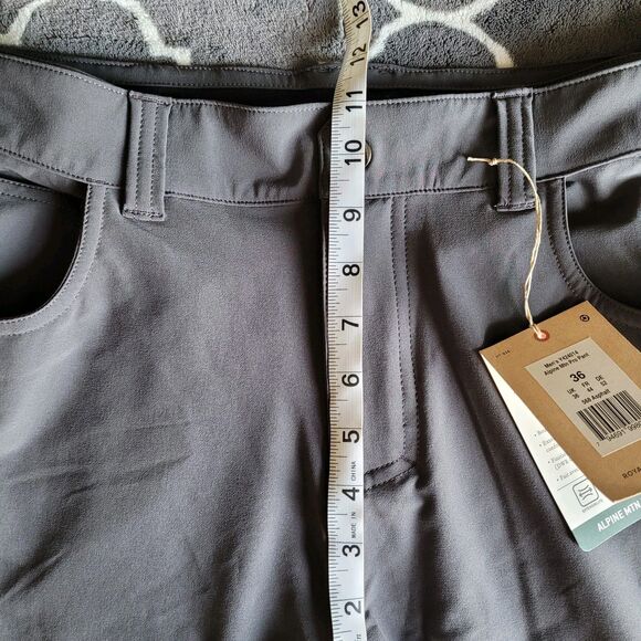 Royal Robbins Men Alpine Mtn Pro Gray Pant 36X32 Hiking Outdoors Performance Nwt - Picture 8 of 11